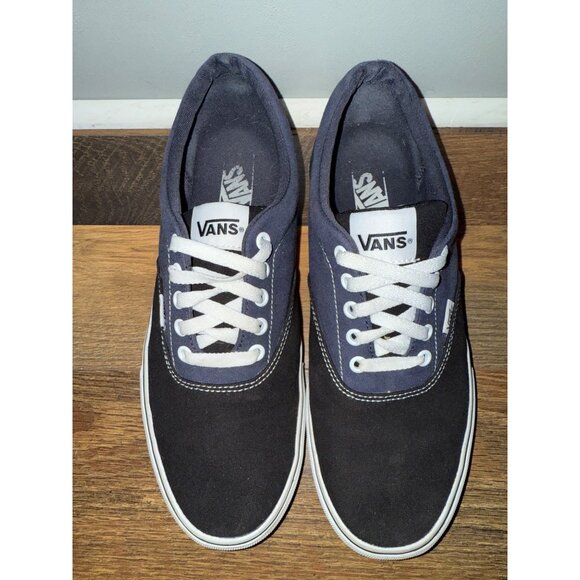 Vans off the Wall 721356 Lace Up Low Top Black & Blue Skate Shoes Size 11 - Picture 7 of 11